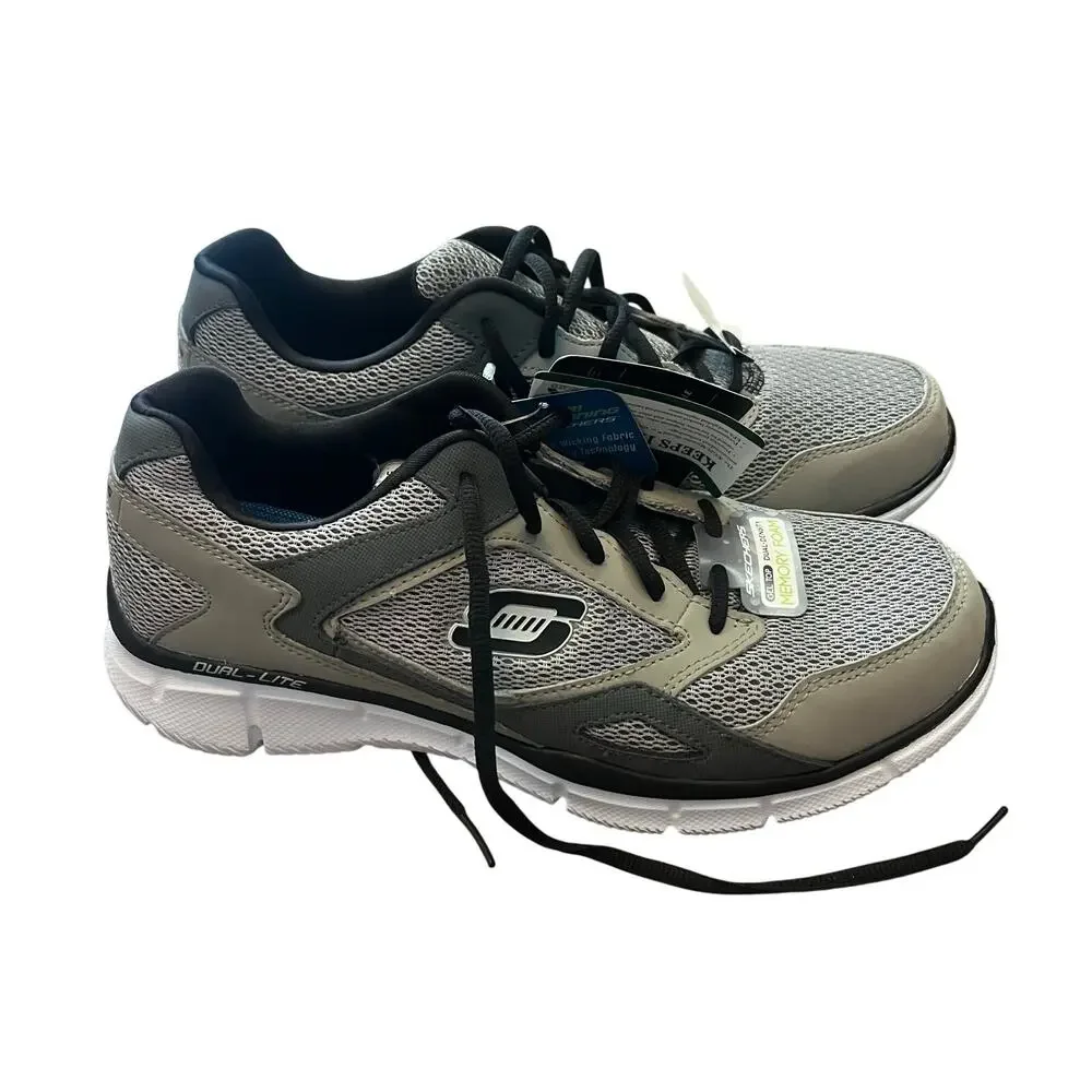 Skechers Dual-Lite Lightweight Walking Shoes Men’s 8.5 NWT Athletic Athleisure
